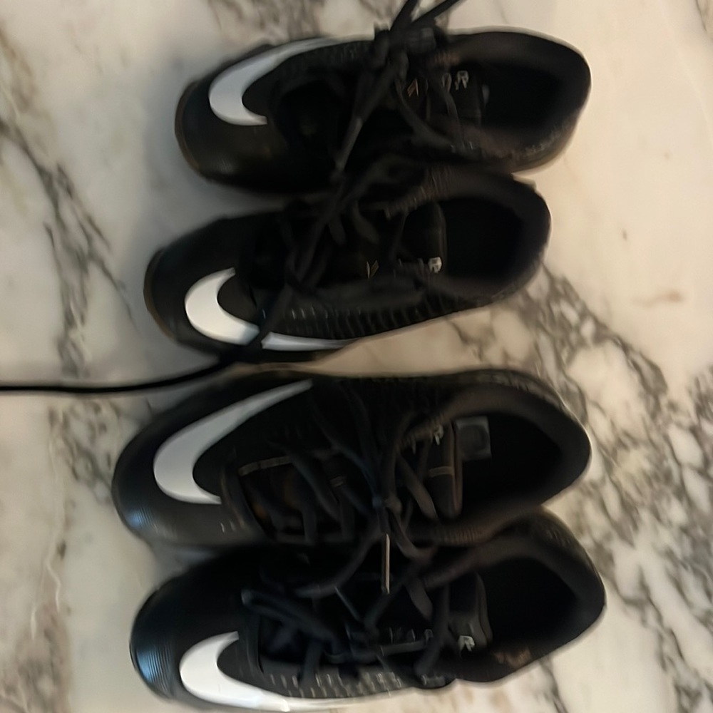 I have two pairs of Nike baseball cleats. Excellent condition.